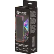 Manhattan RGB LED Gaming Mousepad With Wireless Charger 1.8m Black