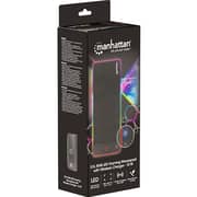 Manhattan RGB LED Gaming Mousepad With Wireless Charger 1.8m Black