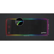 Manhattan RGB LED Gaming Mousepad With Wireless Charger 1.8m Black