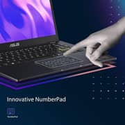 Asus (2019) Laptop - Intel Celeron N4020 / 14inch / 256GB SSD / 4GB RAM / Shared Intel UHD 620 Graphics / Windows 11 Home / English & Arabic Keyboard / Peacock Blue / Middle East Version - [E410MA-BV1920W]