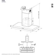 Electrolux Chimney Cooker Hood ECT9151S