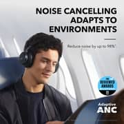 Anker Soundcore Space One Wireless Noise Cancelling Over-Ear Headphones - Black