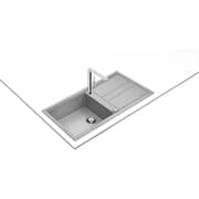 TEKA Nova Series Inset Sink with One Bowl and Drainer - Nova 60 L-TG 1B 1D