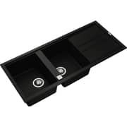 TEKA Nova Series Inset Sink with Two Bowls and One Drainer - Nova 80 B-TG 2B 1D