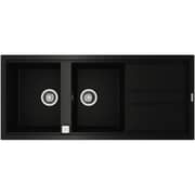 TEKA Nova Series Inset Sink with Two Bowls and One Drainer - Nova 80 B-TG 2B 1D