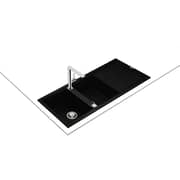 TEKA Nova Series Inset Sink with Two Bowls and One Drainer - Nova 80 B-TG 2B 1D
