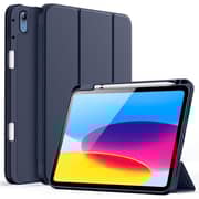 FITIT Protective iPad 10th Gen 10.9 Case, Slim Stand Smart Cover With Pencil Holder And Trifold Stand -Blue