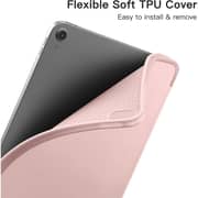 FITIT Protective iPad 10th Gen 10.9 Case, Slim Stand Smart Cover With Pencil Holder And Trifold Stand -Pink