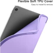FITIT Protective iPad 10th Gen 10.9 Case, Slim Stand Smart Cover With Pencil Holder And Trifold Stand -Purple