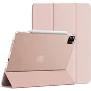 FITIT Protective iPad 11Pro/10.9 Case, Slim Stand Smart Cover With Pencil Holder And Trifold Stand -Pink