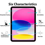 FITIT Screen protector for IPad 10.9 inch 10th Generation Edge to Edge Full Screen Coverage Anti Scratch Clear Tempered Glass