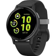 Garmin 010-02862-10 Vivoactive 5 Smartwatch Slate Aluminum Bezel With Black Case And Silicone Band