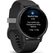 Garmin 010-02862-10 Vivoactive 5 Smartwatch Slate Aluminum Bezel With Black Case And Silicone Band