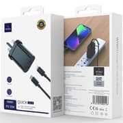 Wiwu Wall Charger With Cable Black - WI-U002UKCLBLK
