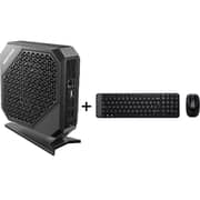 Minisforum Neptune Series Mini Desktop (2023) PC - AMD Ryzen 7-7735HS / 1TB SSD / 32GB RAM / 8GB AMD Radeon RX 6600M Graphics / Windows 11 Pro / Black - [HX77G] + Logitech MK220 Wireless Keyboard And Mouse Combo
