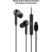 Xcell HS-103C Wired In Ear Headsets Black