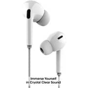 Xcell HS-103C Wired In Ear Headsets White
