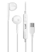 اكس-سيل HS-104C سماعات أذن سلكية باللون الأبيض