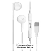 اكس-سيل HS-104C سماعات أذن سلكية باللون الأبيض