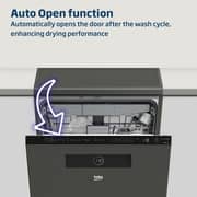 Beko Freestanding Dishwasher, 15 Place Settings, 11 Programs, A++ Energy Rating, Manhattan Grey - BDEN38533GC