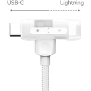 Momax 2-in-1 USB Cable 1.5m White