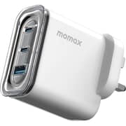 Momax 3-Port GaN Wall Charger White
