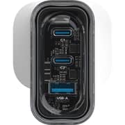 Momax 3-Port GaN Wall Charger White