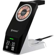 Xpower 6-in-1 Magnetic Wireless Charging Station Black