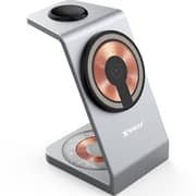 Xpower 3-in-1 Magnetic Wireless Charger Silver