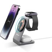 Xpower 3-in-1 Magnetic Wireless Charger Silver