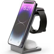 Xpower 3-in-1 Magnetic Wireless Charger Silver