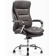 Zhixing Executive High Back PU Chrome Base Black Chair