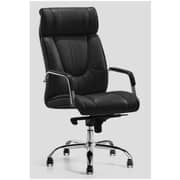 Zhixing Executive High Back PU Chrome Base Black Chair