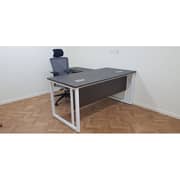 Zhixing L Shape Wood & Metal Office Desk 730x1600x1800 mm
