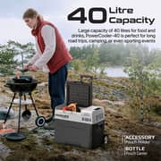 Promate Portable Mini Fridge 40 Litres POWERCOOLER-40