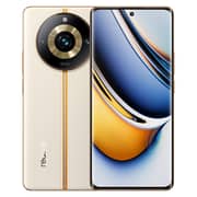 الهاتف الذكي من ريلمي 11 برو+ 512GB باللون البيج الشمسي يدعم تقنية الجيل الخامس إصدار الشرق الأوسط