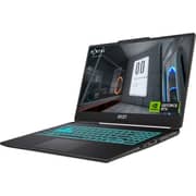 MSI Cyborg Gaming (2023) Laptop - 13th Gen / Intel Core i7-13620H / 15.6inch FHD / 512GB SSD / 16GB RAM / 6GB NVIDIA GeForce RTX 4050 Graphics / Windows 11 Home / English & Arabic Keyboard / Translucent Black / Middle East Version - [15A13VE]