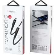 Yesido Type C To Lightning Cable 3m Black