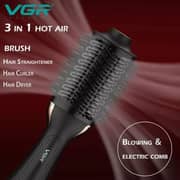 VGR 3-in-1 OneStep Hair Dryer & Hot Air Brush 1000 Watts V-492