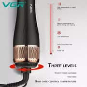 VGR 3-in-1 OneStep Hair Dryer & Hot Air Brush 1000 Watts V-492