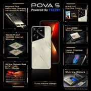 Tecno Pova 5 128GB Amber Gold 4G Smartphone