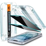 Spigen GLAStR EZ FIT Privacy Screen Protector Transparent iPhone 15