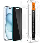 Spigen GLAStR EZ FIT Privacy Screen Protector Transparent iPhone 15