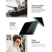 Spigen GLAStR EZ FIT Privacy Screen Protector Transparent iPhone 15 Plus