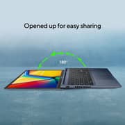 Asus Vivobook 15 (2022) Laptop - 12th Gen / Intel Core i7-12700H / 15.6inch FHD / 512GB SSD / 8GB RAM / Shared Intel Iris Xe Graphics / Windows 11 Home / English & Arabic Keyboard / Quiet Blue / Middle East Version - [X1502ZA-BQ1743W]