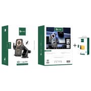 NYork Dashboard Air Outlet Car Holder Black + Smart Charger Yellow/Black