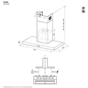 Electrolux Built In Chimney Hood ECT6151S