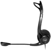 Logitech 960 Wired Over Ear Headset Black