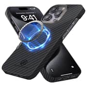 Monocarbon Real Aramid Fiber Slim Case Black iPhone 15 Pro Max