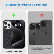 Monocarbon Real Aramid Fiber Slim Case Black iPhone 15 Pro Max